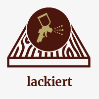 lackiert