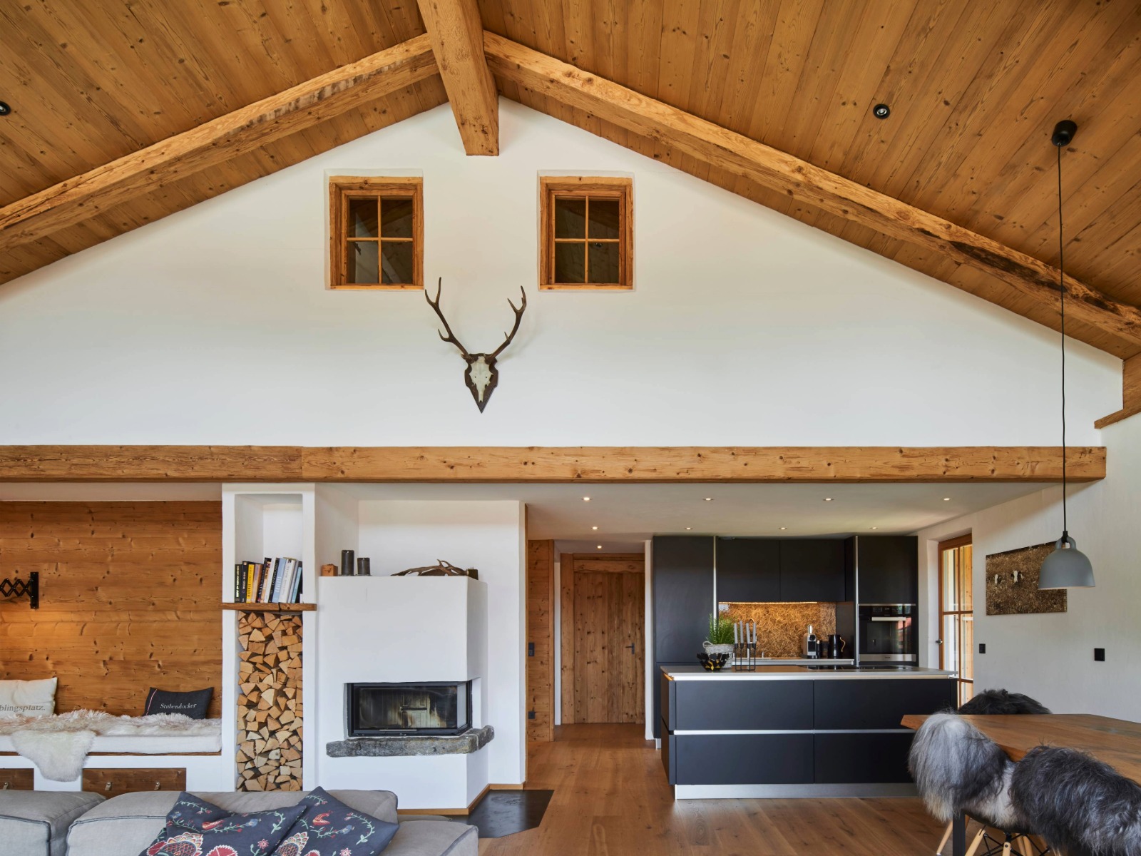 Wand- und Deckenverkleidung Paneele Thermofichte gehackt, N+F, 19x196x1970mm