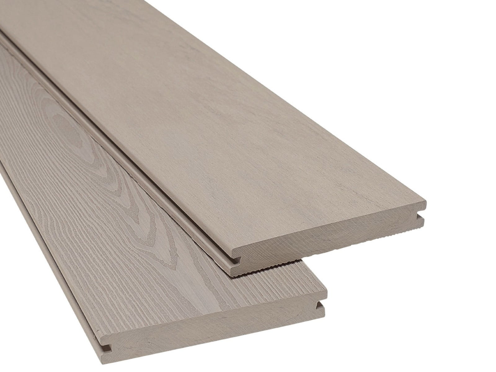 Terrassendiele WPC Holzstruktur, 20x140x5000mm, Creme