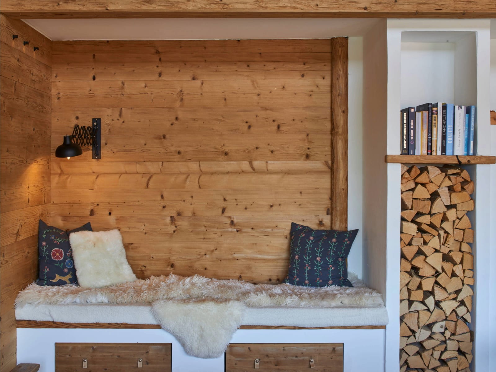 Wand- und Deckenverkleidung Thermofichte gehackt, N+F, 19x196x4200mm