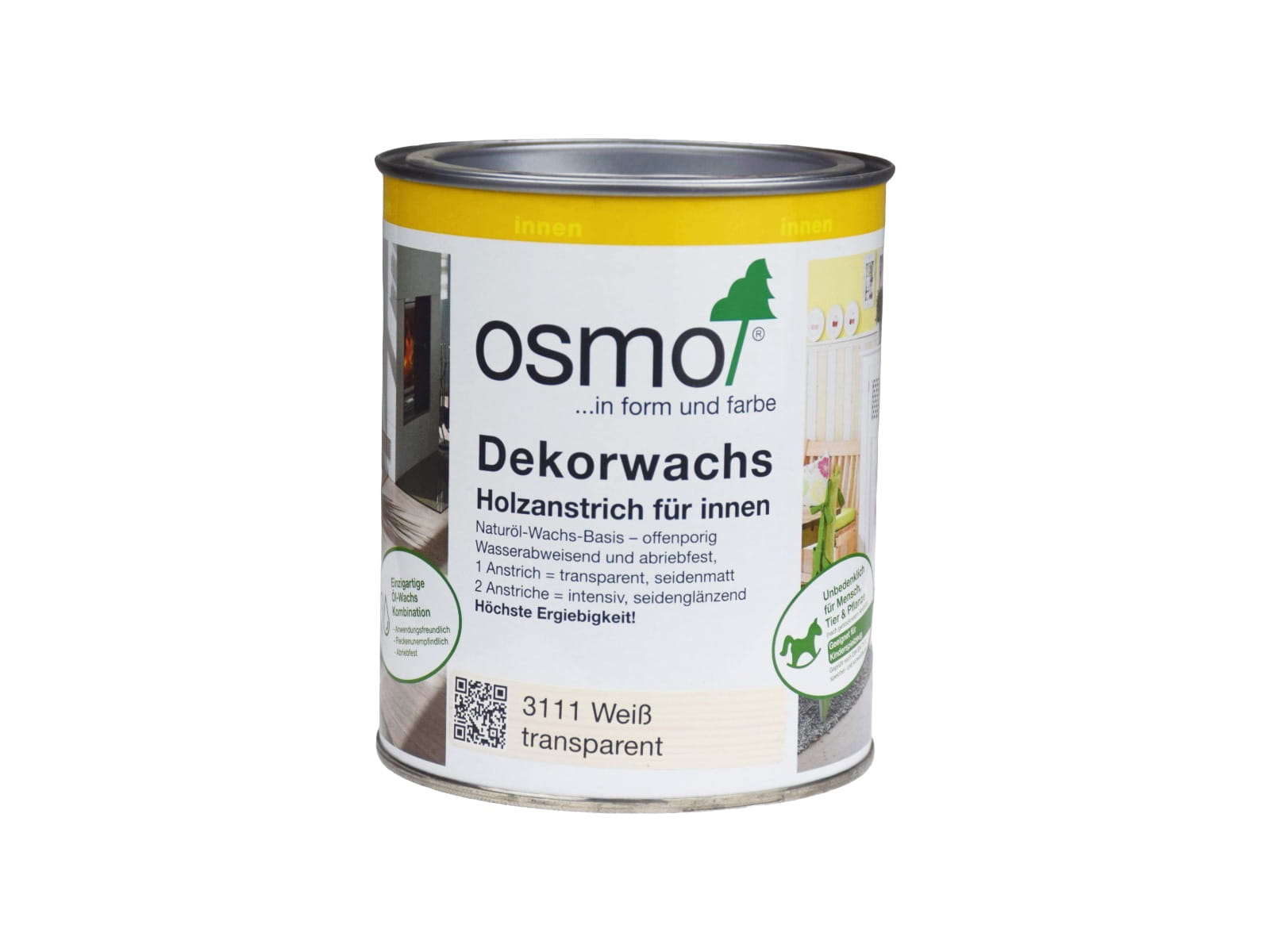 Osmo Dekorwachs weiß 0,75l