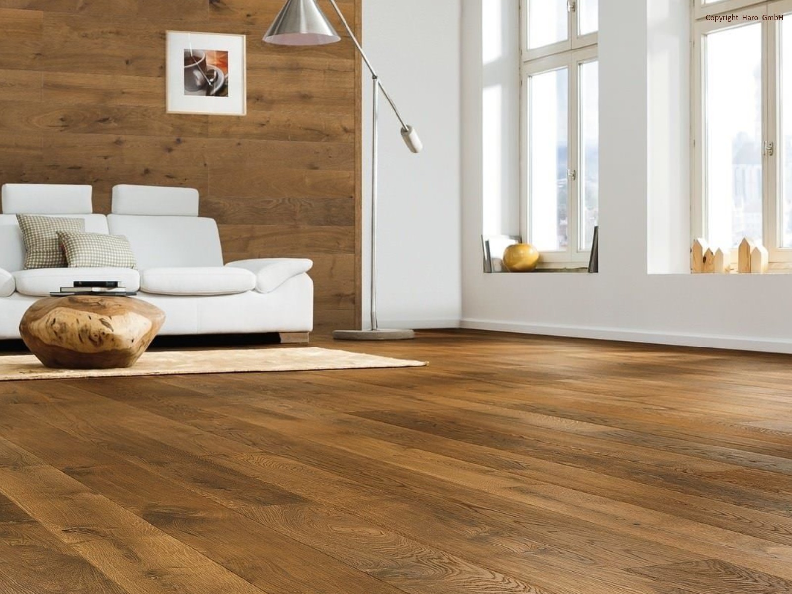 HARO Parkett Bernsteineiche Sauvage, strukturiert, naturaLin geölt