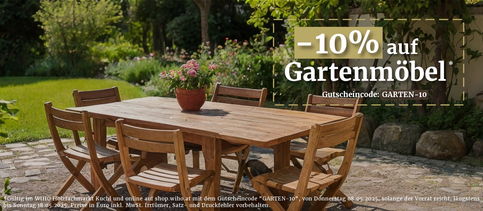 Jetzt neu: Gartenmöbel