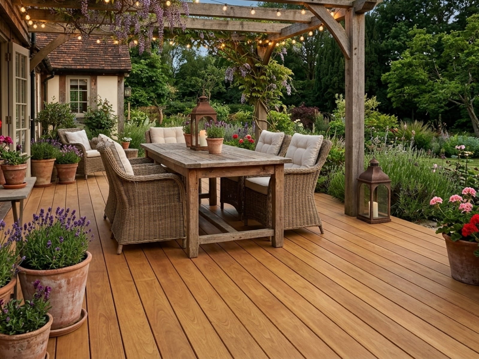 Terrassendiele Bangkirai, 25x145x3960mm, glatt