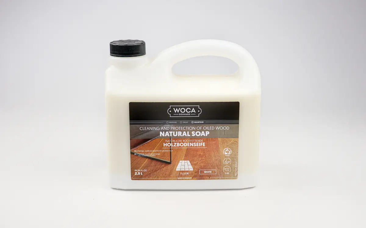 WOCA Holzbodenseife 2,5l weiß