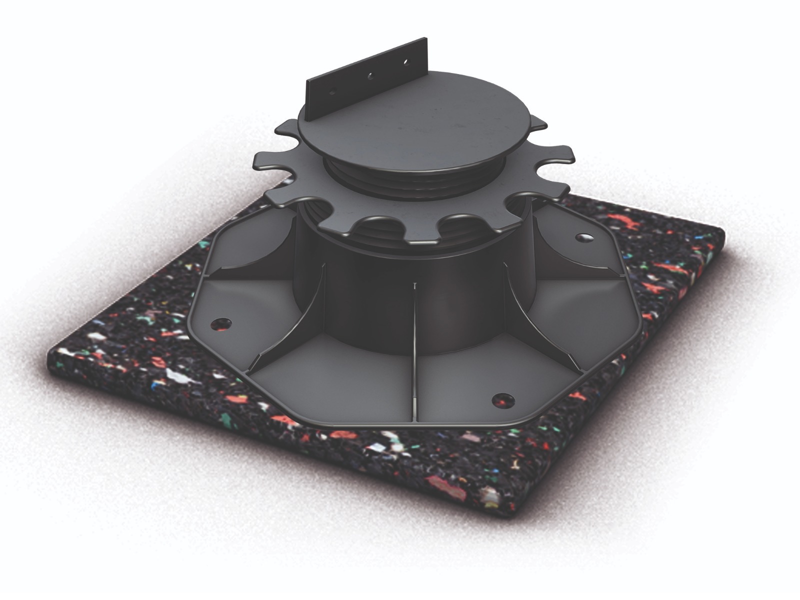 Terrassenlager, höhenverstellbar 35-70mm Terrassenlager, höhenverstellbar 35-70mm