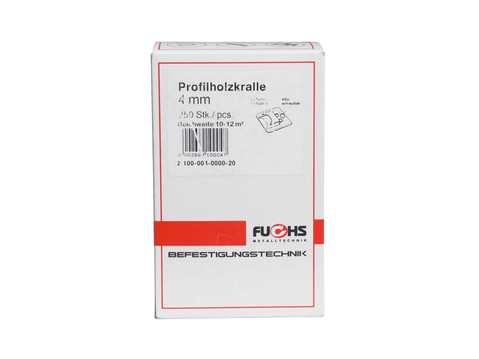 Profilholzkrallen 4mm