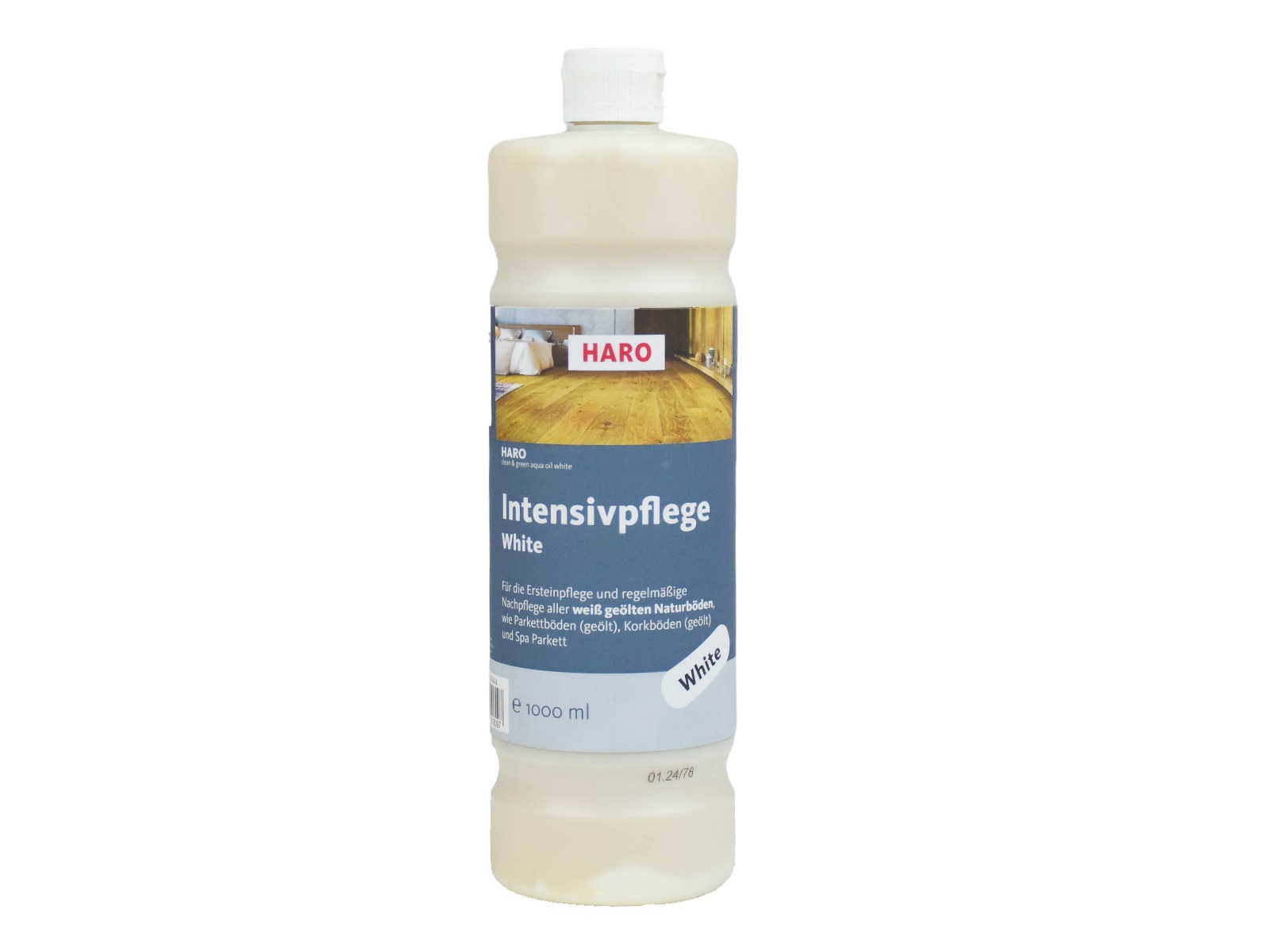 Parkett-Intensivpflege White “aqua oil” 1000ml